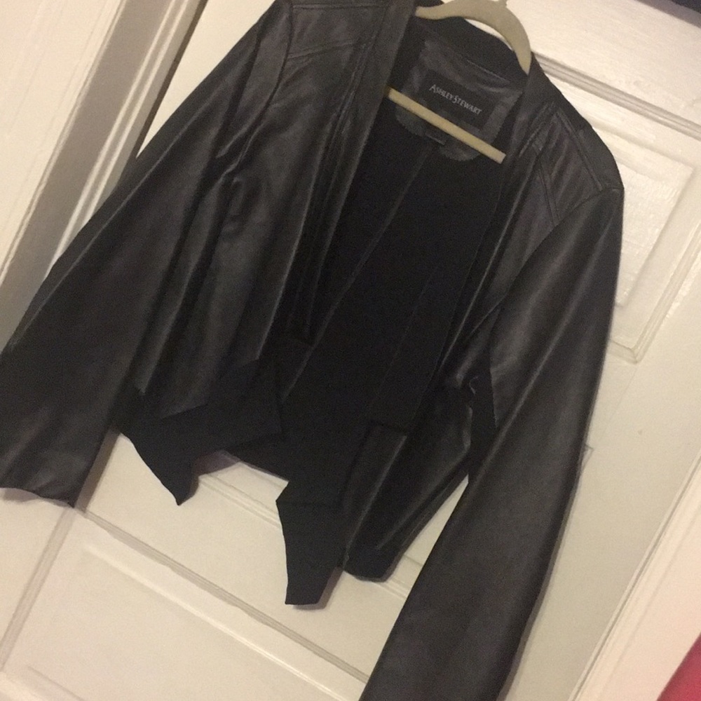 Faux leather jacket
